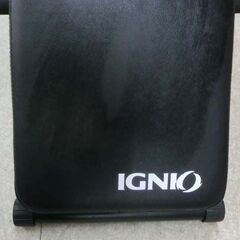 腹筋台 IGNIO シットアップカーブベンチ 全長139×幅57.5×高さ63.5～79.5cm ブラック 黒 筋トレ トレーニング イグニオ 札幌市 西区 西野店の画像