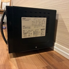 YAMAZEN 電子レンジ ブラック　MOR-16MYの画像