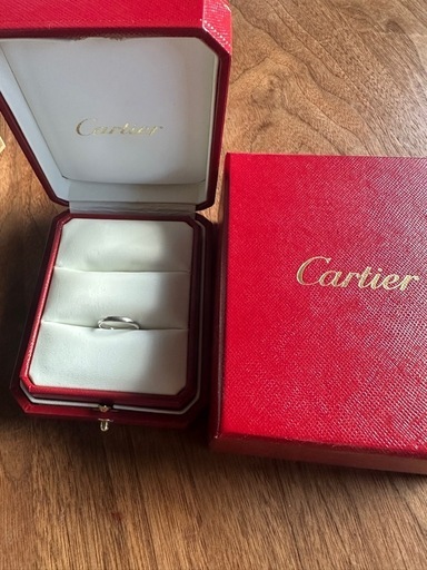 カルティエ 結婚指輪 ペアリング 証明書、箱付き
