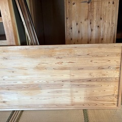 【お取引中】テーブル板・台座(自作品)の画像
