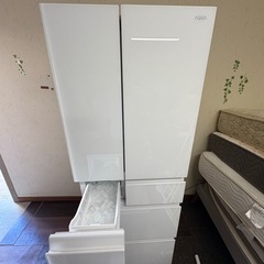 YJT8324【Panasonic/パナソニック 6ドア冷蔵庫】極美品 2023年製 NR-F509EX-W 家電 キッチン 冷蔵冷凍庫 フレンチドア 自動製氷 501Lの画像