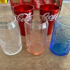 コカコーラグラスセットの画像