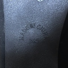 【新品・未使用】パンプス　24.5cm 　黒　の画像