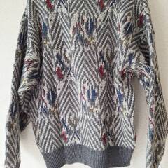 イタリア製セーター M ウール50%の画像