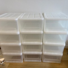 衣装ケース 3つの画像