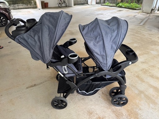 2人乗りべベビーカー