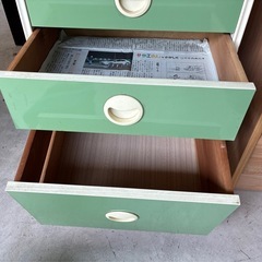 収納棚 昭和レトロの画像