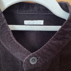 gu 黒スエード生地シャツの画像