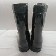 【中古・傷や汚れあり】Okamoto／黒長靴／A0046Mの画像