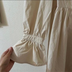 ホワイト ワンピース　の画像