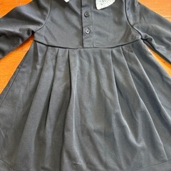 黒のレース付ワンピース美品の画像