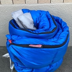 Coleman/コールマン 寝袋 パフォーマーⅢ／C15 ネイビー×ホワイトグレの画像