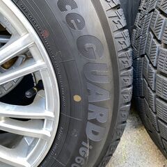 バリ溝スタッドレス185/70R14　アルミ付き4本セット の画像