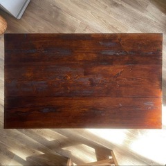 オーダーメイド　アイアンローテーブルの画像