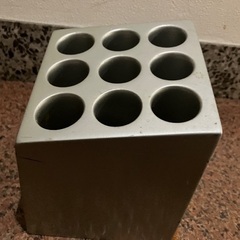 傘立て　シルバー　9本収納　シンプルモダンの画像