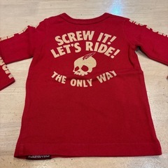 ロンT サイズ80 赤　男の子の画像