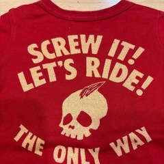 ロンT サイズ80 赤　男の子の画像