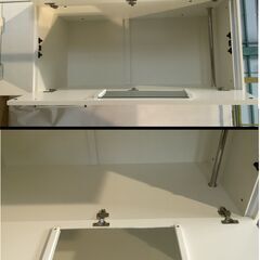 No.155　ニトリ　ワードローブ　クローゼット　白（豊橋市収集業務課リユース家具）の画像