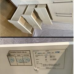 No.155　ニトリ　ワードローブ　クローゼット　白（豊橋市収集業務課リユース家具）の画像