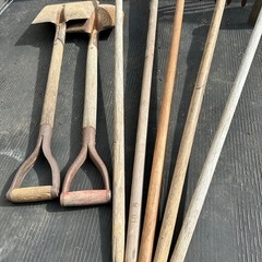 11220😸 くわ スコップ ジョレン 農具 まとめての画像