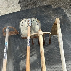 11220😸 くわ スコップ ジョレン 農具 まとめての画像