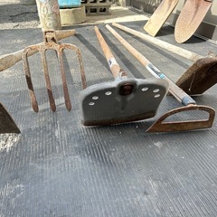 11220😸 くわ スコップ ジョレン 農具 まとめての画像
