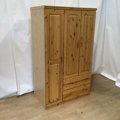 No.156　ワードローブ　クローゼット　木製（豊橋市収集業務課リユース家具）の画像
