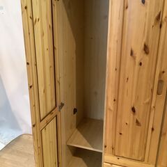 No.156　ワードローブ　クローゼット　木製（豊橋市収集業務課リユース家具）の画像