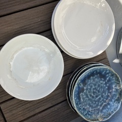 ガーデニング用　鉢受け皿　磁器製　焼き物の画像