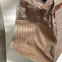 ビバリーヒルズポロクラブ　ボストンバッグ　チェック柄　ハンドバッグ　旅行バッグの画像