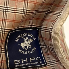 ビバリーヒルズポロクラブ　ボストンバッグ　チェック柄　ハンドバッグ　旅行バッグの画像