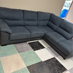 ニトリ　L字ソファ　コーナーソファ　カウチソファの画像