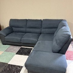 ニトリ　L字ソファ　コーナーソファ　カウチソファの画像