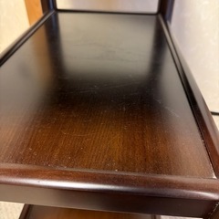 ワゴン　台　　たな棚　　天然木ざい材の画像