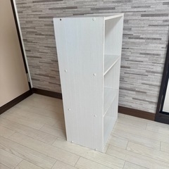 カラーボックス・ホワイト・管理番号１０の画像