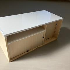 テレビ台引出しの底汚れて有りの画像