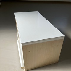 テレビ台引出しの底汚れて有りの画像