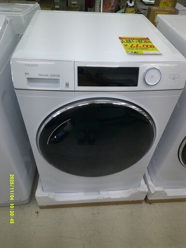 ID:G60664333　衣類ケア乾燥機　9K　　ハイアール　2025