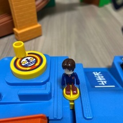 プラレールの踏み切りセットの画像