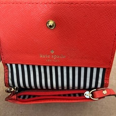無料でどうぞ   中古　ケイトスペード　定期入れ　ミニウォレット　財布の画像