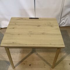 【交渉中】No.160　デスクこたつ　USBコンセント付き　２人かけ（豊橋市収集業務課リユース家具）の画像