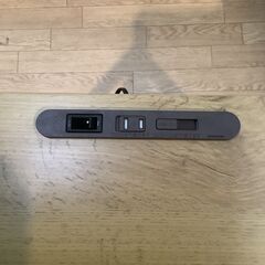 【交渉中】No.160　デスクこたつ　USBコンセント付き　２人かけ（豊橋市収集業務課リユース家具）の画像