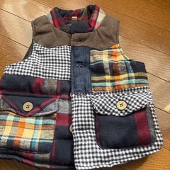 95  ベスト、上着、セーター３点の画像