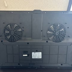 ヤマゼン　IHクッキングヒーター　2017製　2口＋スタンドの画像