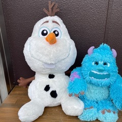 オラフ＆サリーぬいぐるみの画像