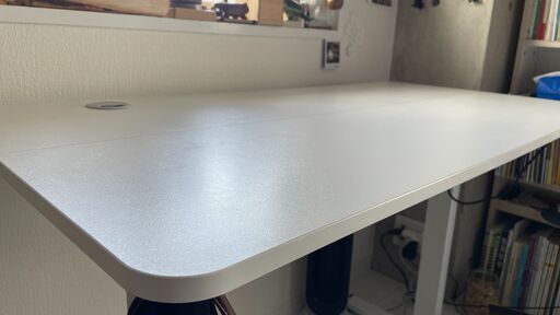 Alebert 電動昇降デスク（幅100〜160cm）スタンディング対応 おしゃれなオフィスデスク