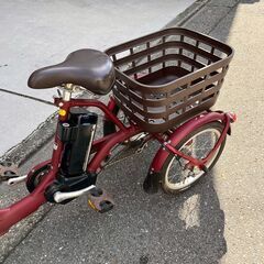 BRIDGESTONE ブリヂストン FRONTIA ラクットワゴン 電動アシスト三輪車の画像