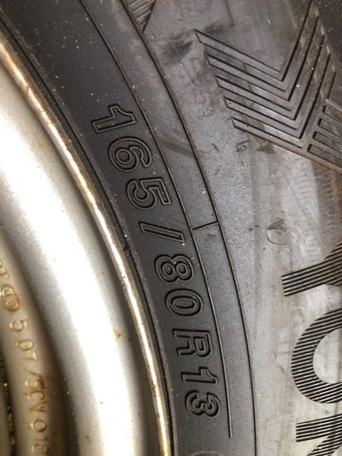 スタッドレス　ヨコハマアイスガード　165/80R13 ワンシーズンのみ使用