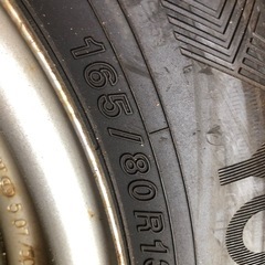 スタッドレス　ヨコハマアイスガード　165/80R13 ワンシーズンのみ使用の画像