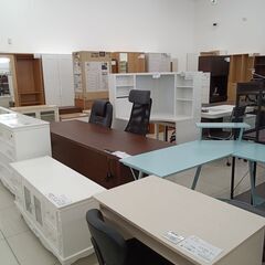 ★リユースのサカイ日立店★HJ8203  デスク ナチュラルホワイト H72×D50×W80 クリーニング済み の画像